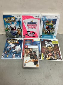 Wii games(Mario Power Tennis, WarioWare Smooth Moves, and more)