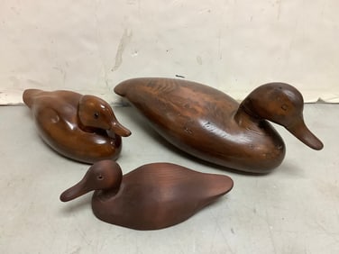 Wooden decoys(14in.long)