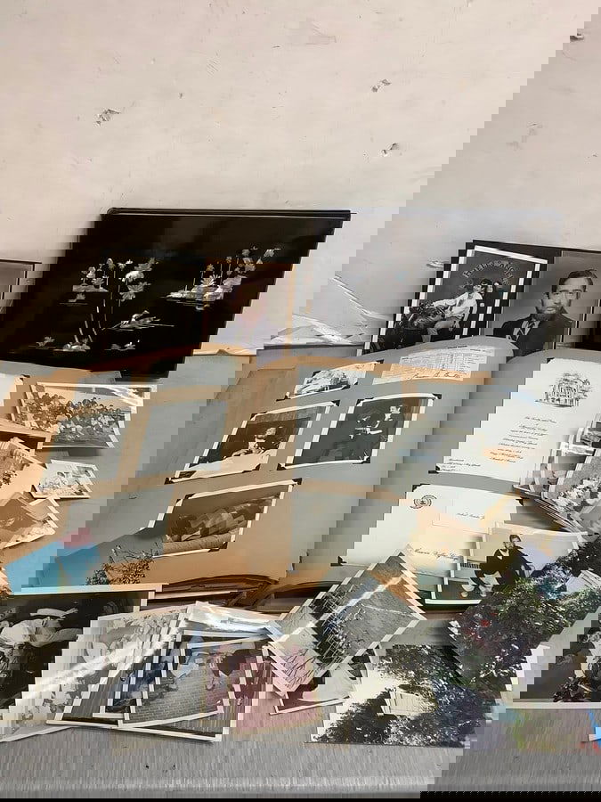 Vintage scrapbook with photographs, vintage scrapbook with case(empty), and photographs (1 of 1)