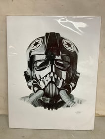 Signed Star Wars art print(11in.x14in.)