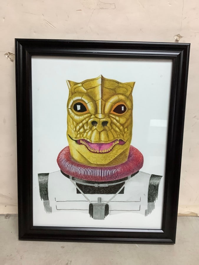 Framed Star Wars art print(13in.x16in.) (1 of 1)