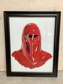 Framed Star Wars art print(13in.x16in.)