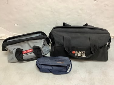 Various bags(Black & Decker, Craftsman, and more)