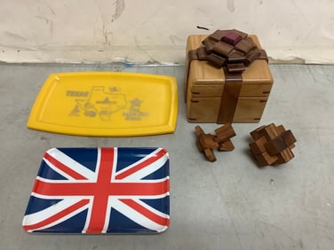 Wooden puzzles and more