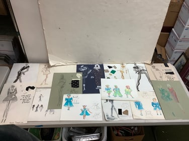 Various Fashion Artwork (Largest - 14inx17in)