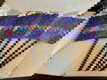 Outdoor Plastic Party Signs
