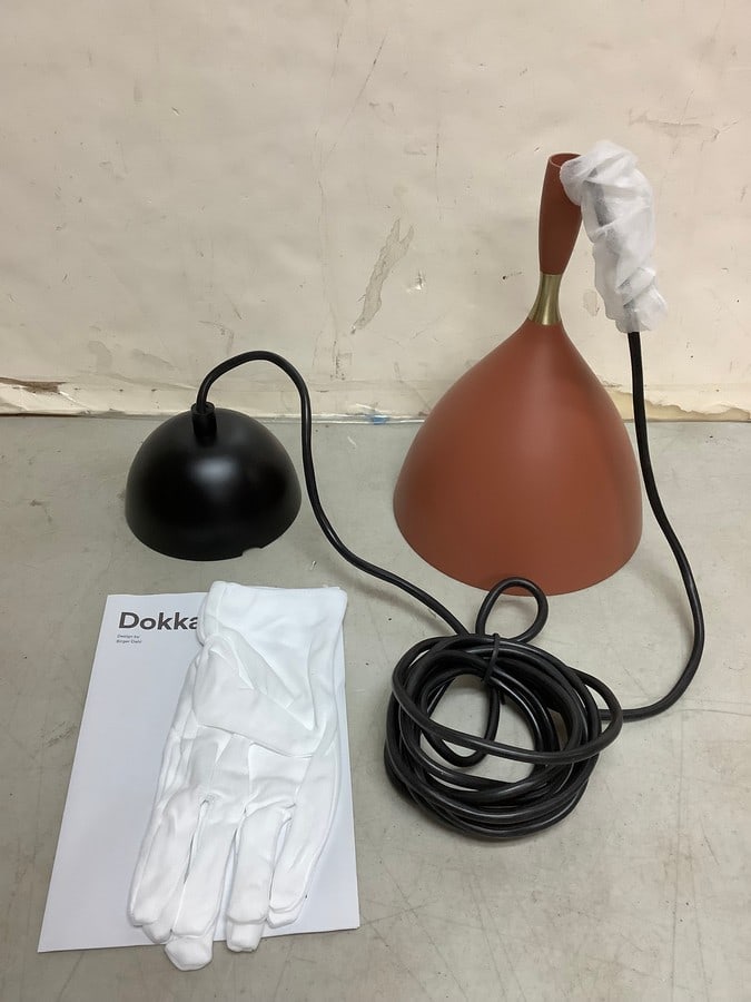 Dokka Northern rust light fixture with gloves and manual(brand new): Dokka Northern rust light fixture with gloves and manual(brand new)