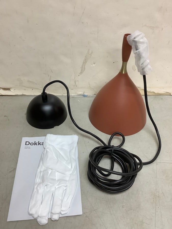 Dokka Northern rust light fixture with gloves and manual(brand new): Dokka Northern rust light fixture with gloves and manual(brand new)