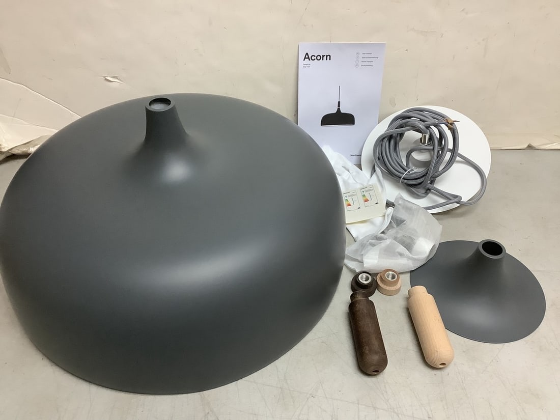 Dokka Northern matte grey light fixture with gloves and manual(brand new): Dokka Northern matte grey light fixture with gloves and manual(brand new)