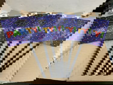 Outdoor Plastic Party Signs