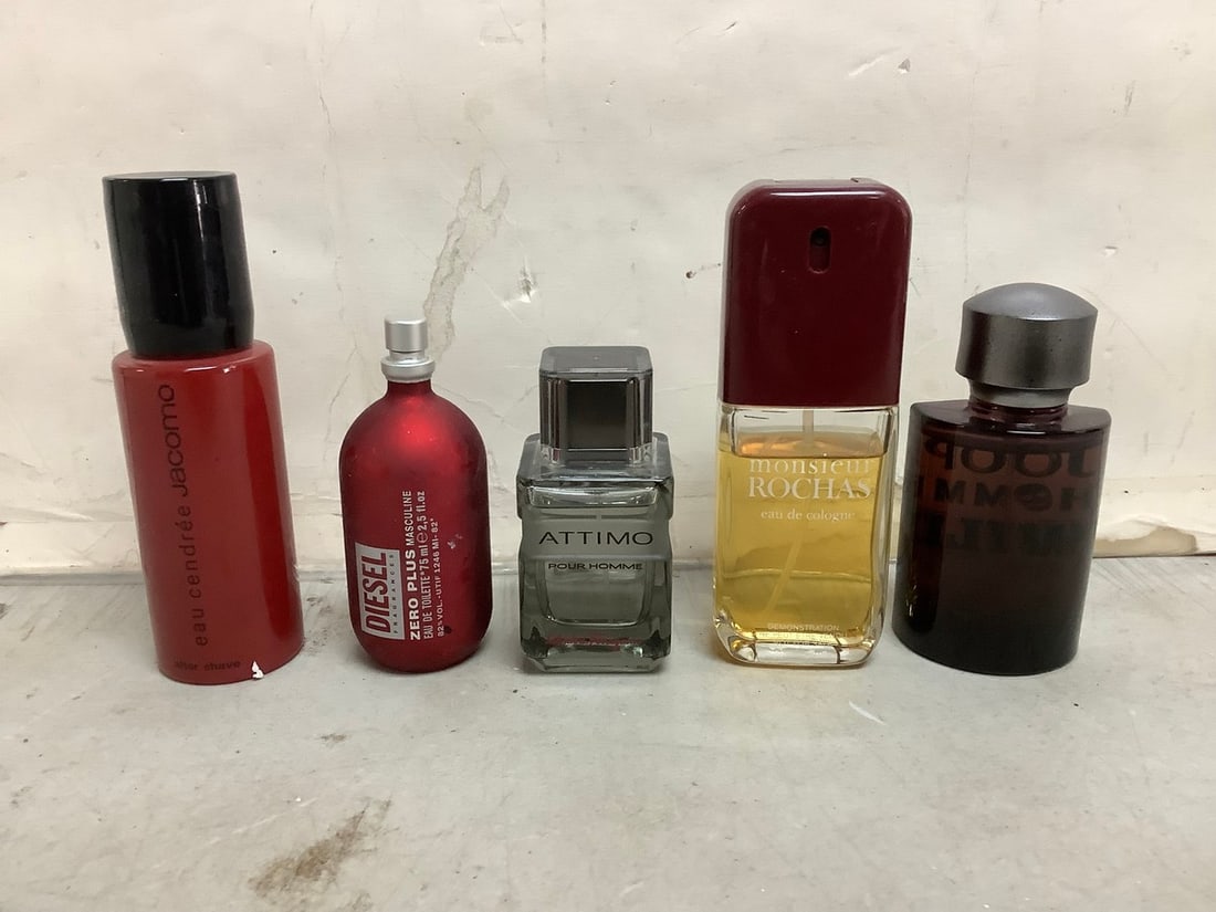 Various Colognes and Parfums (Attimo, Monsieu Rochas, Jacomo and more): Various Colognes and Parfums (Attimo, Monsieu Rochas, Jacomo and more)