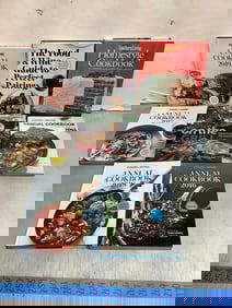 Various Food and Wine Cookbooks