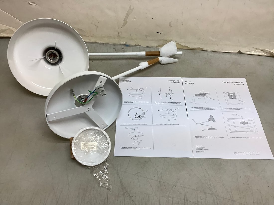 Arigato by GRUPA Wall/Ceiling Lamp with Manual (Brand New) (1 of 1)