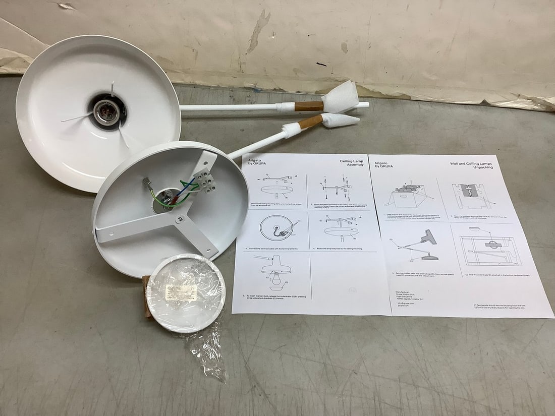 Arigato by GRUPA Wall/Ceiling Lamp with Manual (Brand New) (1 of 1)