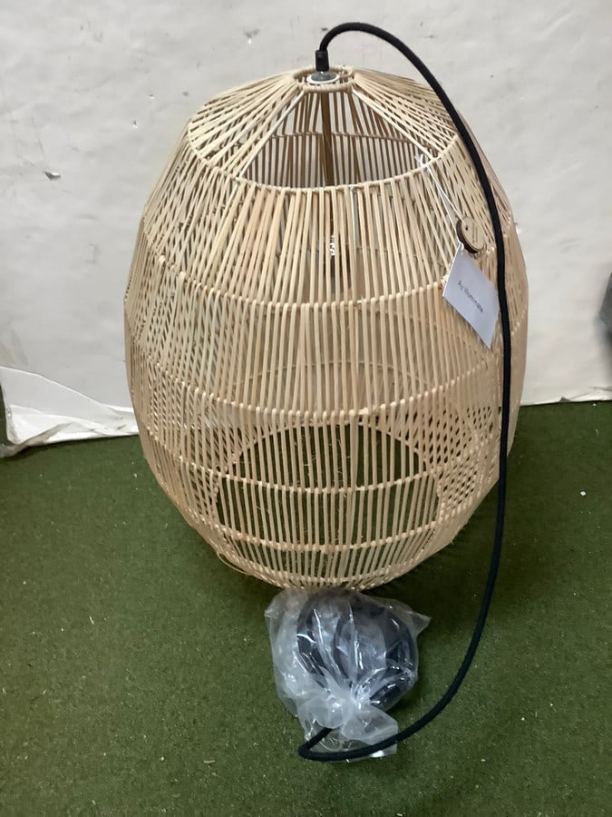 Ay Aluminate Bamboo Light Fixture (27in Tall) (1 of 1)