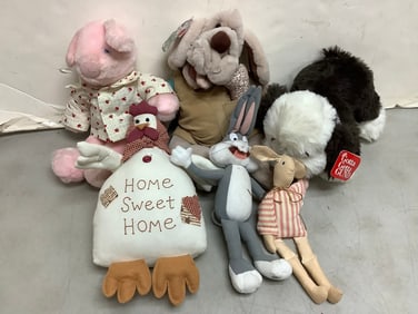 Various Dolls (Gund, Looney Tunes, and more)