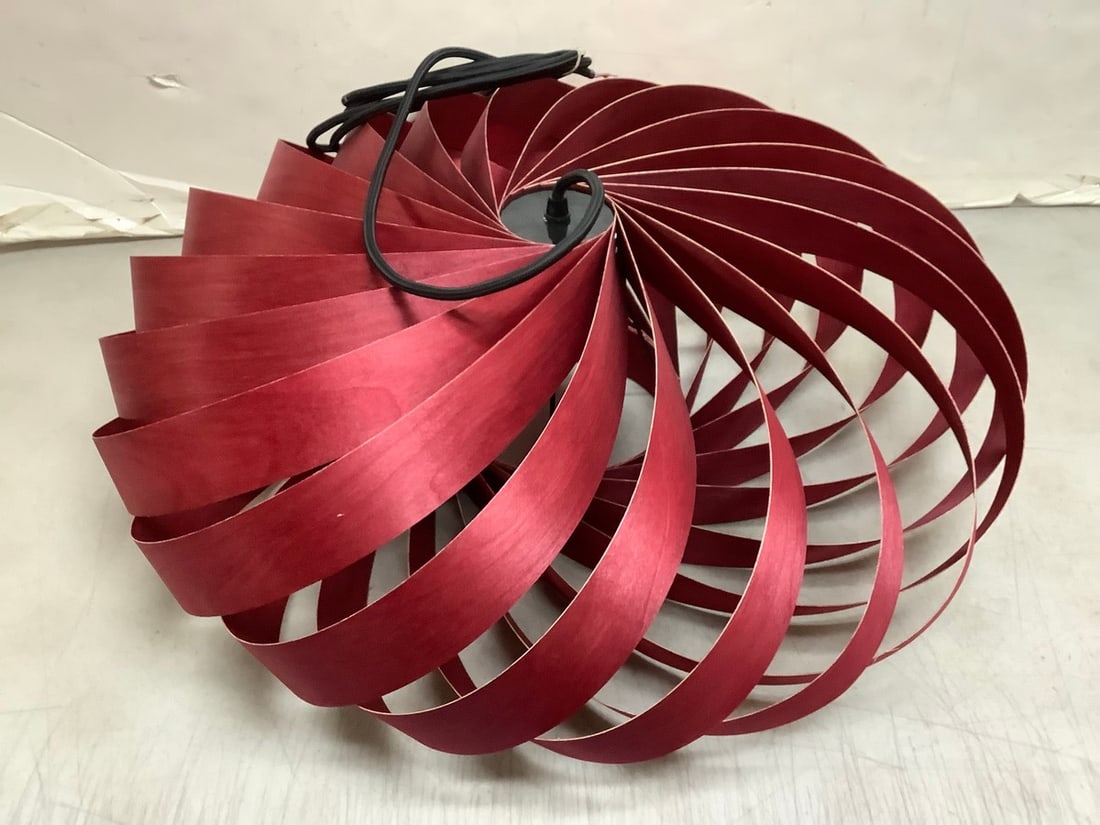 Tom Rossau Pendant Light Fixture - Birch Red (1 of 1)