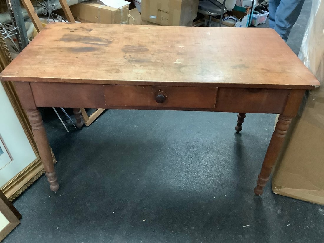 Early Pine Desk (52inx27inx30in) (1 of 1)