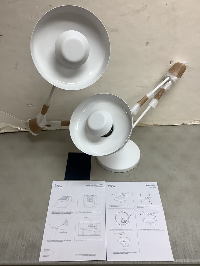 Arigato by GRUPA Wall/Ceiling Lamp with Manual - White (1 of 1)