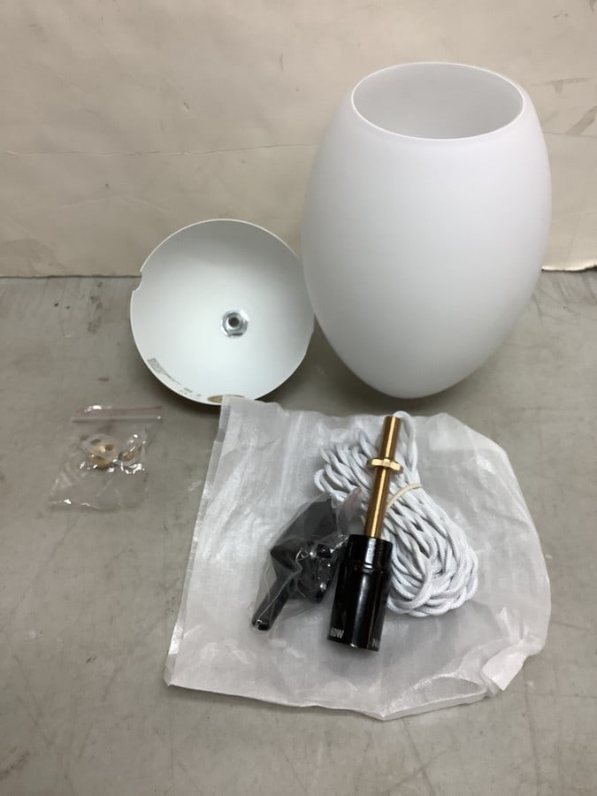 Unika Northern Suspension Pendant Light Fixture - White: Unika Northern Suspension Pendant Light Fixture - White