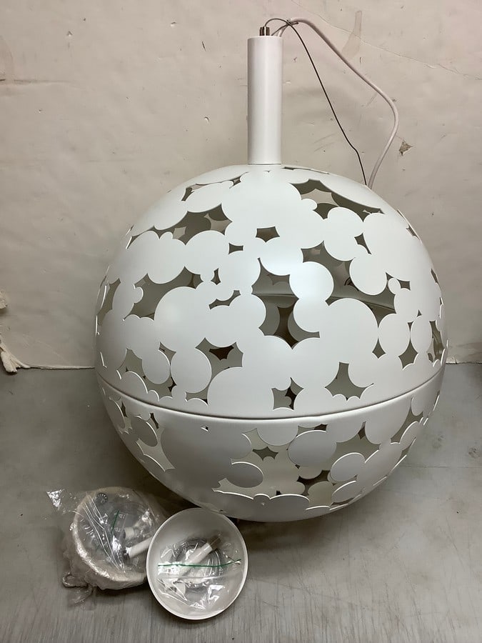 Global Lighting Suspension Light Fixture Camoflauge White (1 of 1)