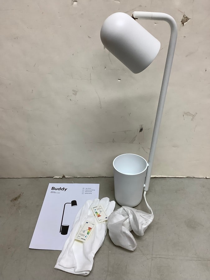 Buddy Northern light fixture design by Mads Saetter with user manual and gloves (1 of 1)