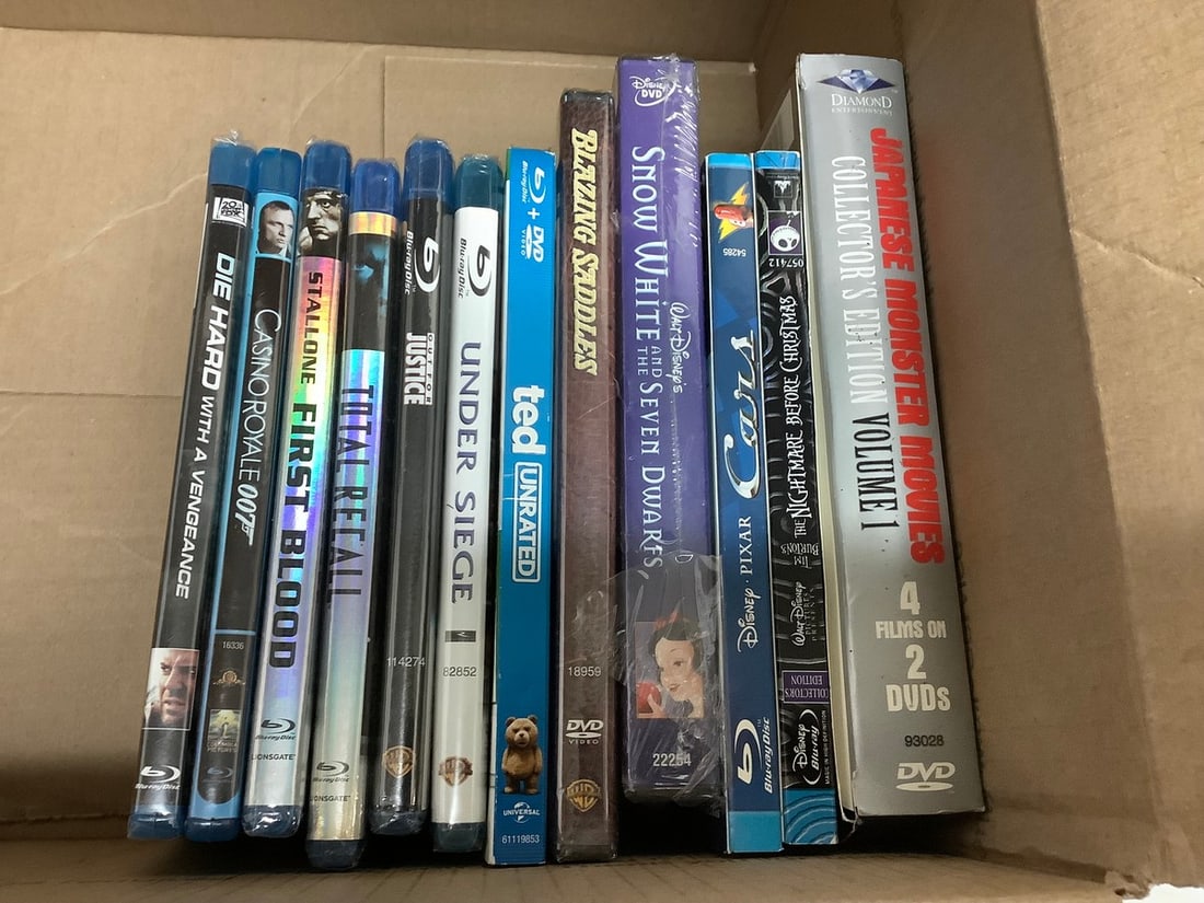 Various DVD's/blu-ray discs(Ted, Blazing Saddles, Cars, and more) (1 of 1)