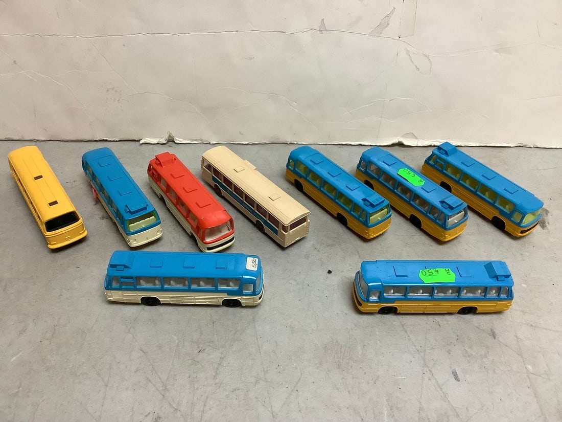 Vintage toy Mercedes Benz buses: Vintage toy Mercedes Benz buses