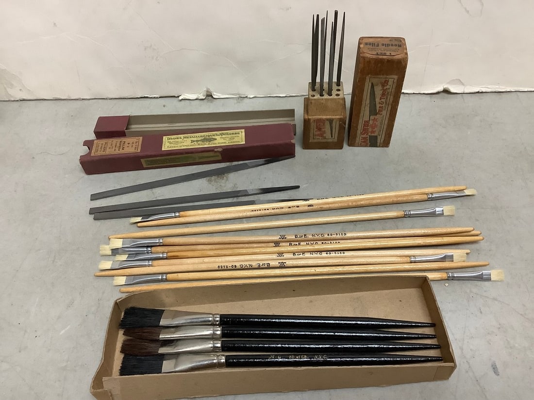 Various Needle Files, Paintbrushes and more (1 of 1)