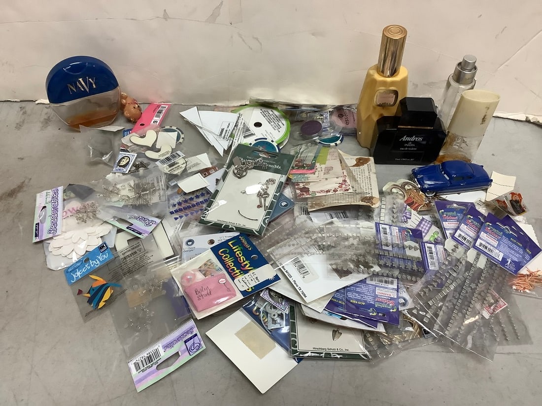 Various Stickers, Decorative Charms, Toy Car, Parfums/Colognes, and more: Various Stickers, Decorative Charms, Toy Car, Parfums/Colognes, and more
