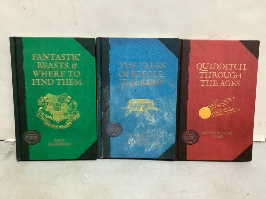 Various Hogwarts Library Books (Quiddith Through The Ages, The Tales of Beetle The Bard, etc): Various Hogwarts Library Books (Quiddith Through The Ages, The Tales of Beetle The Bard, etc)