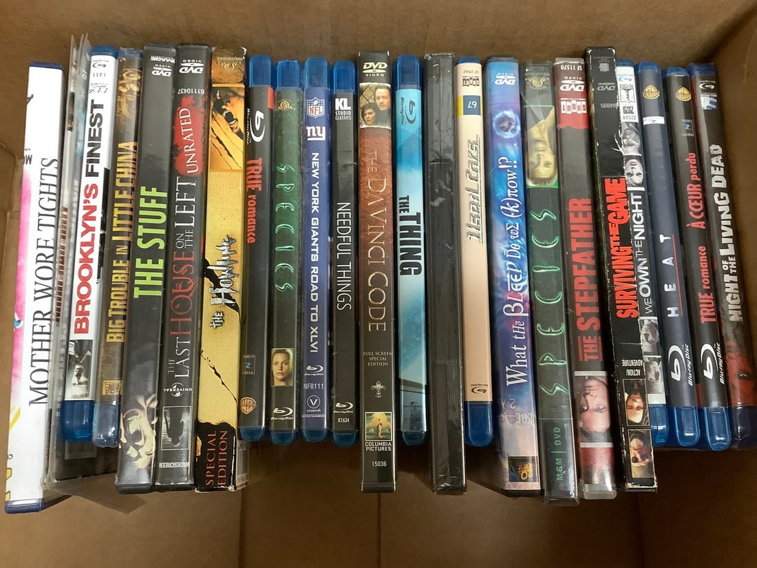 Various DVDs/Blue Ray Discs (The Thing, Night of the Living Dead, The Stuff and more): Various DVDs/Blue Ray Discs (The Thing, Night of the Living Dead, The Stuff and more)