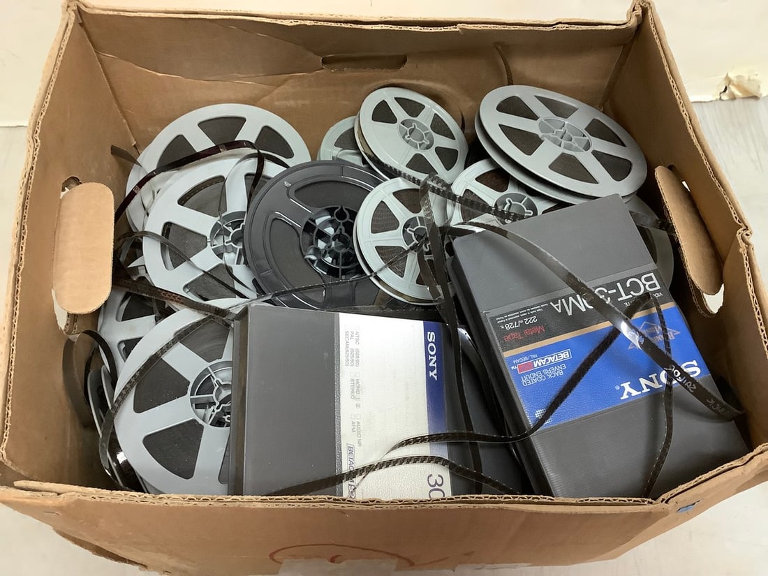 Vintage film reels: Vintage film reels