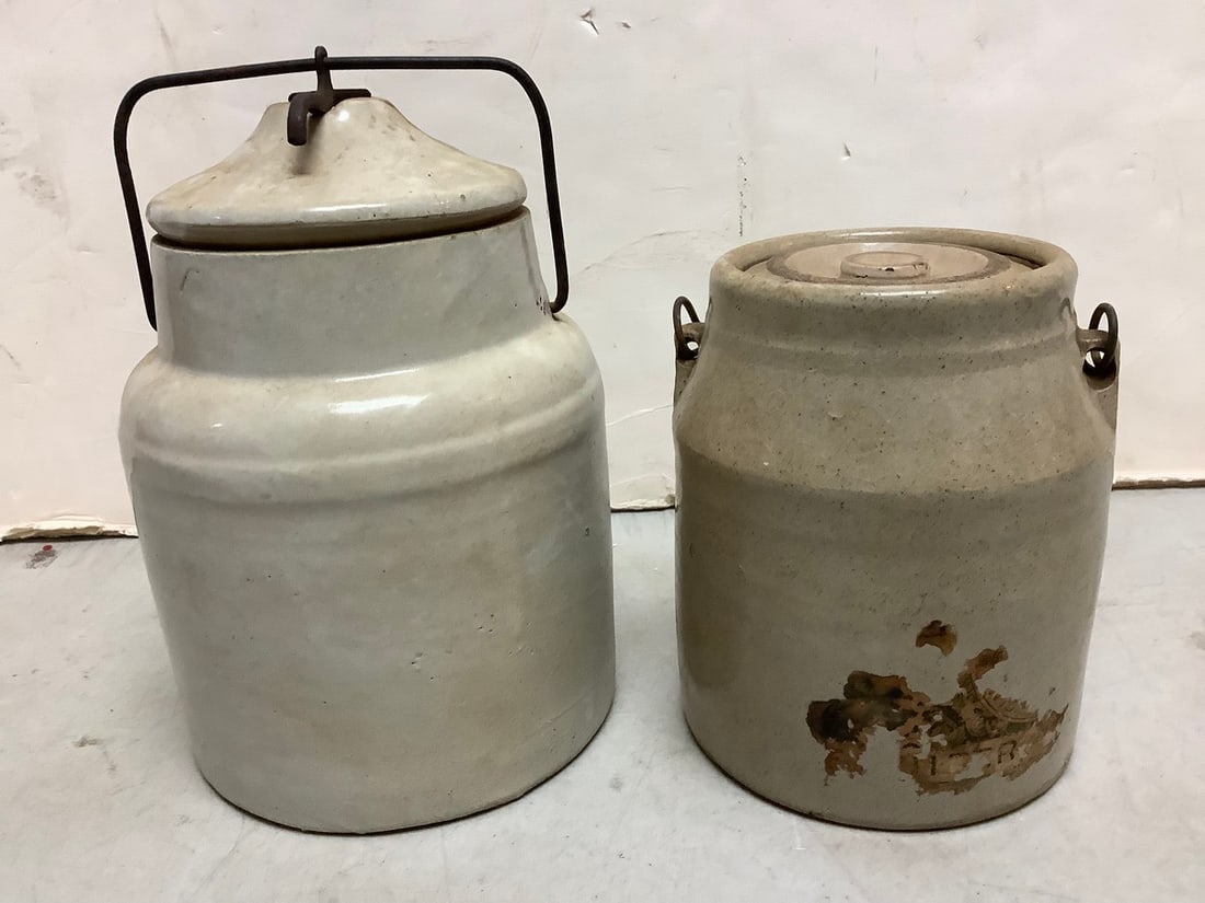 Stoneware Jugs (Tallest - 8.5in): Stoneware Jugs (Tallest - 8.5in)