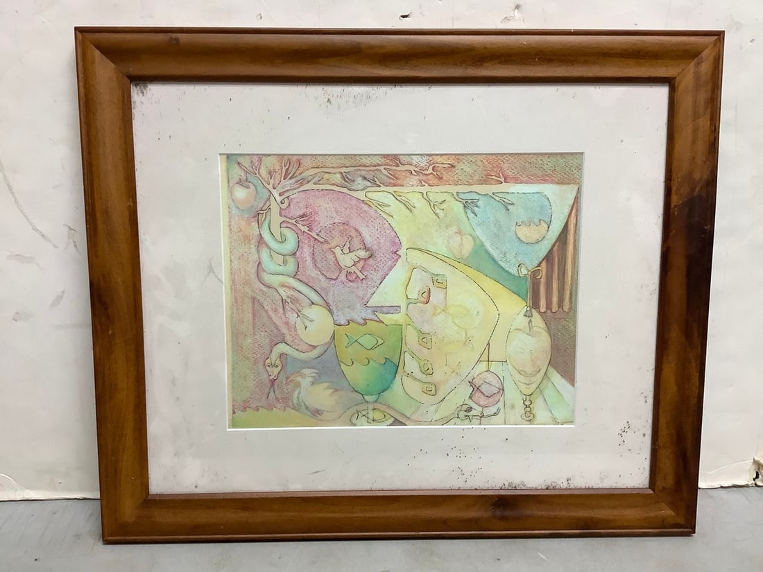 Framed Abstract artwork (23.25inx19.25in) (1 of 1)