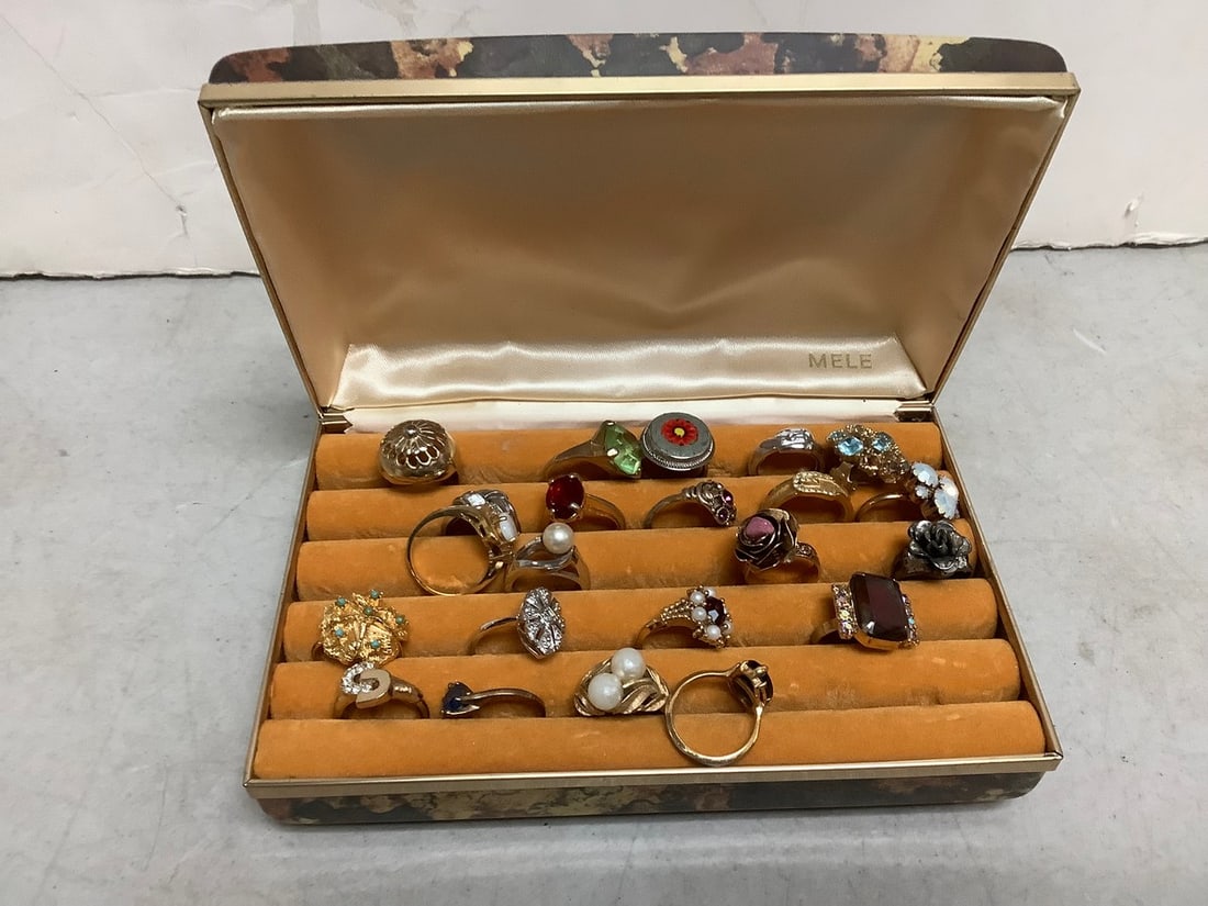 Ring Case with Various Rings (1 of 1)