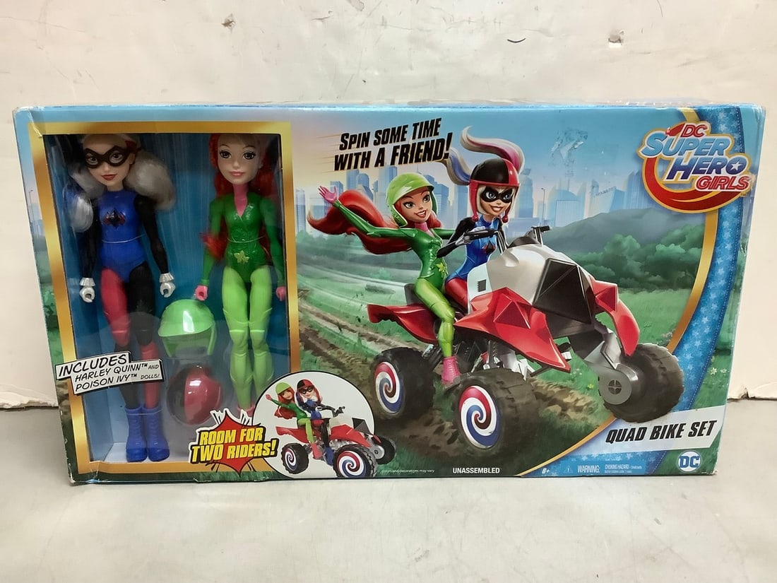 DC Super Hero Girls Quad Bike Set: DC Super Hero Girls Quad Bike Set