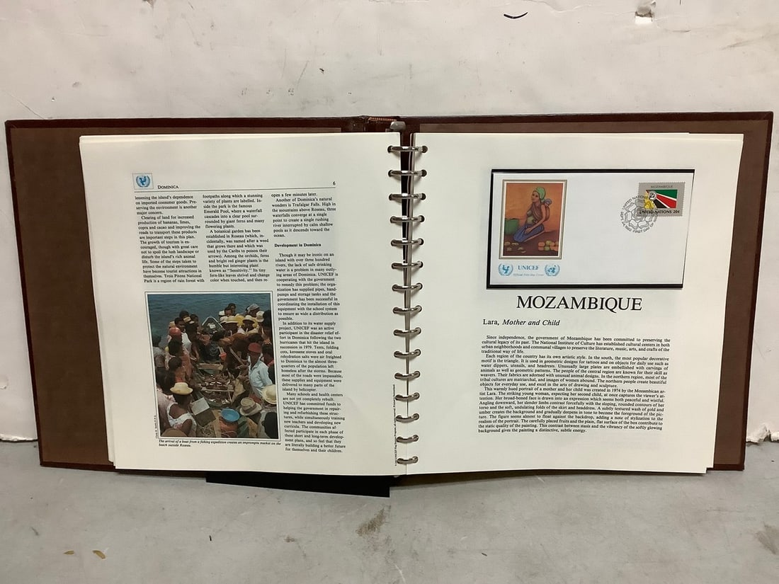 Vintage UNICEF Flags of the United Nations Stamp Album of Countries (1 of 1)