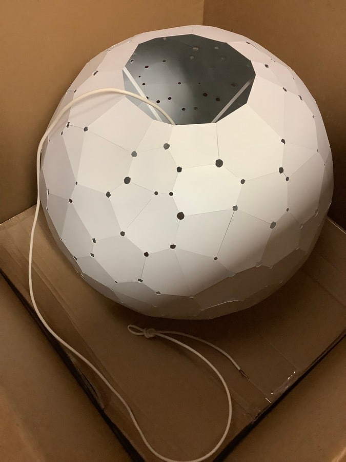 Marc de Grut Star Dust 60 Pendant Light Fixture - White: Marc de Grut Star Dust 60 Pendant Light Fixture - White