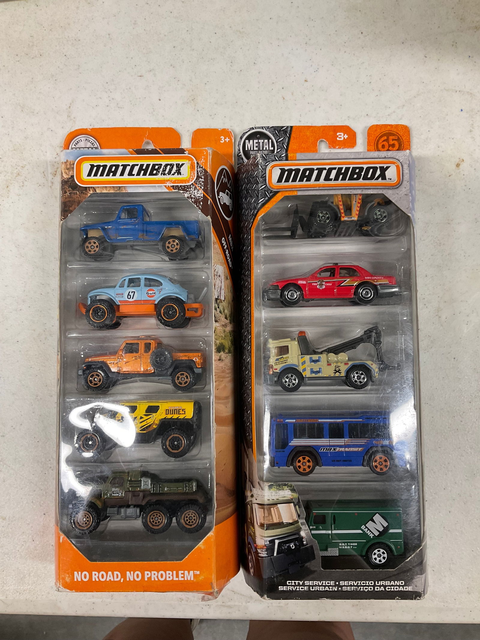 Lot of 2 matchbox 5 pack car sets (1 of 1)