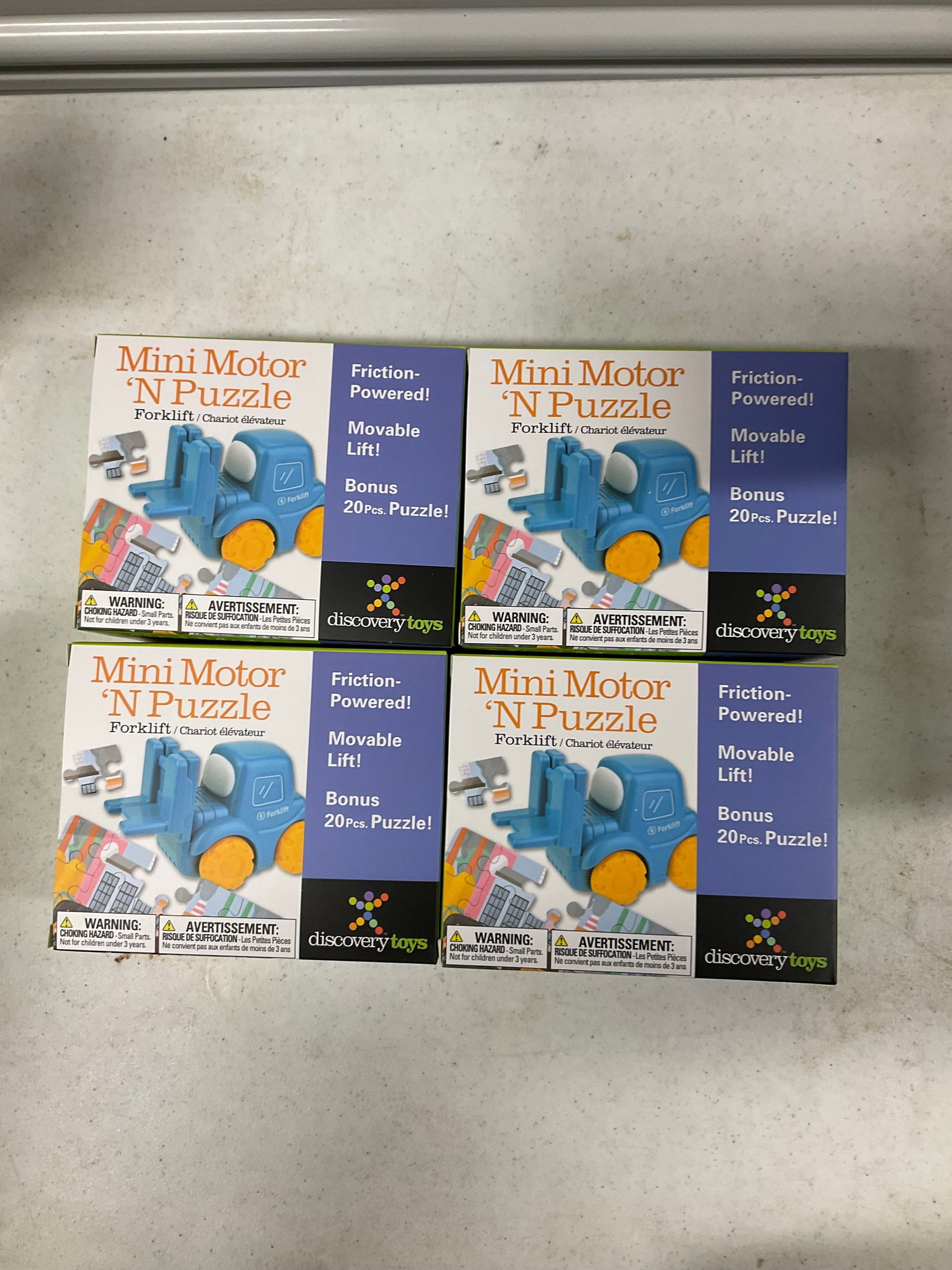 Lot of 4 Mini Motor 'N Puzzle: Lot of 4 Mini Motor 'N Puzzle