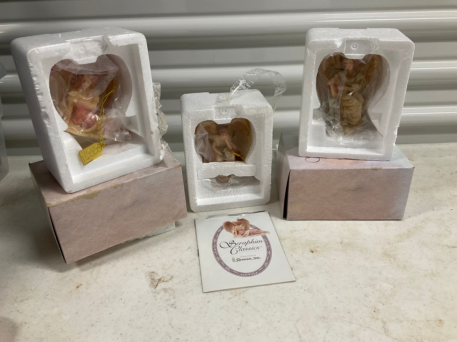 lot of 3 seraphim classics angel ornaments in boxes (1 of 1)