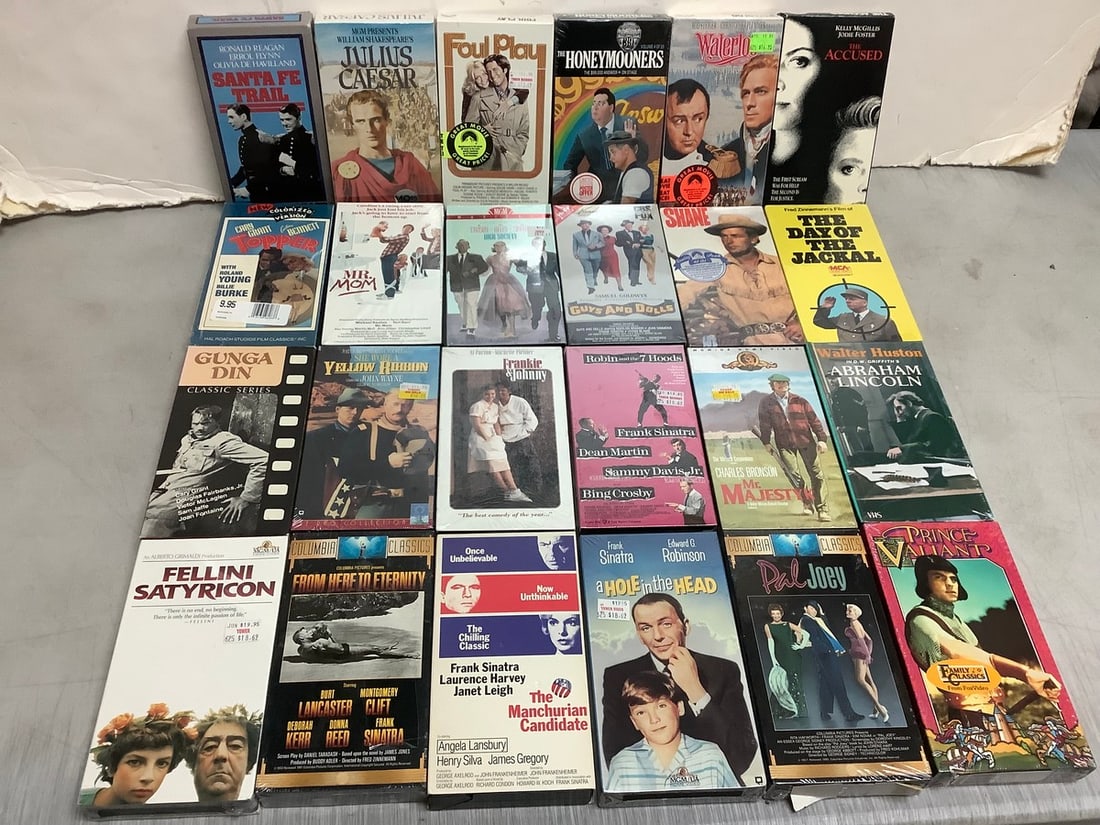 Vintage VHS Tapes *Sealed* (The Accused, Mr. Mom, Shane and more): Vintage VHS Tapes *Sealed* (The Accused, Mr. Mom, Shane and more)