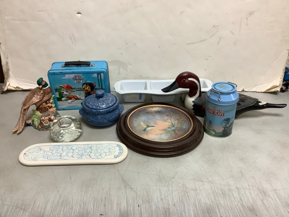 Paw Patrol Lunchbox, Wooden Duck, Framed Decorative Plate, Ceramic Jar and more (Tallest - 6.25in) (1 of 1)