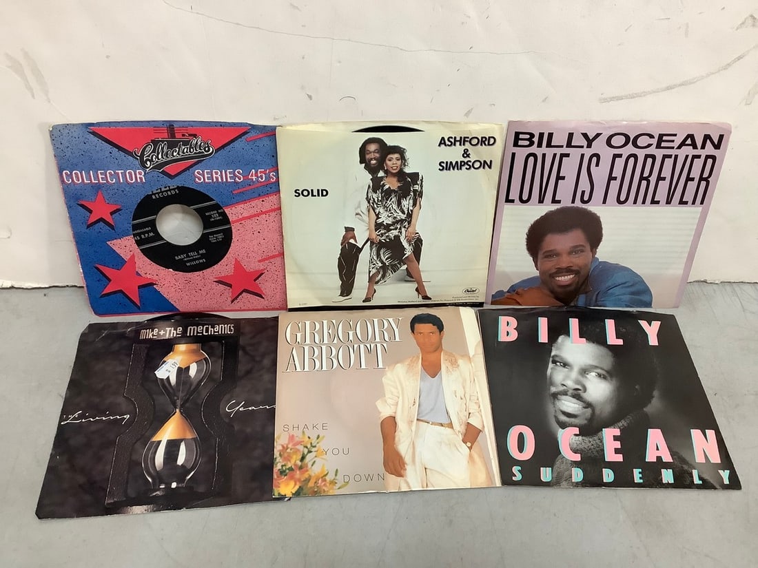 Vintage 45's(Billy Ocean, Gregory Abbot, Mike & The Mechanics, and more): Vintage 45's(Billy Ocean, Gregory Abbot, Mike & The Mechanics, and more)