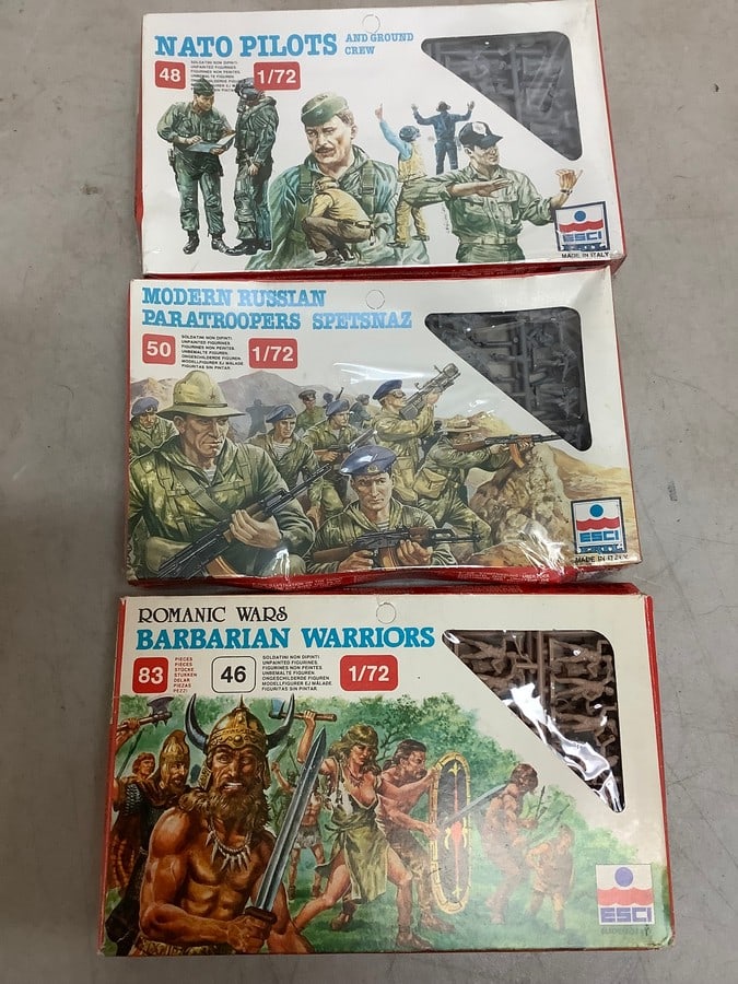Vintage Figurines - Nato Pilots, Barbarian Warriors and more: Vintage Figurines - Nato Pilots, Barbarian Warriors and more