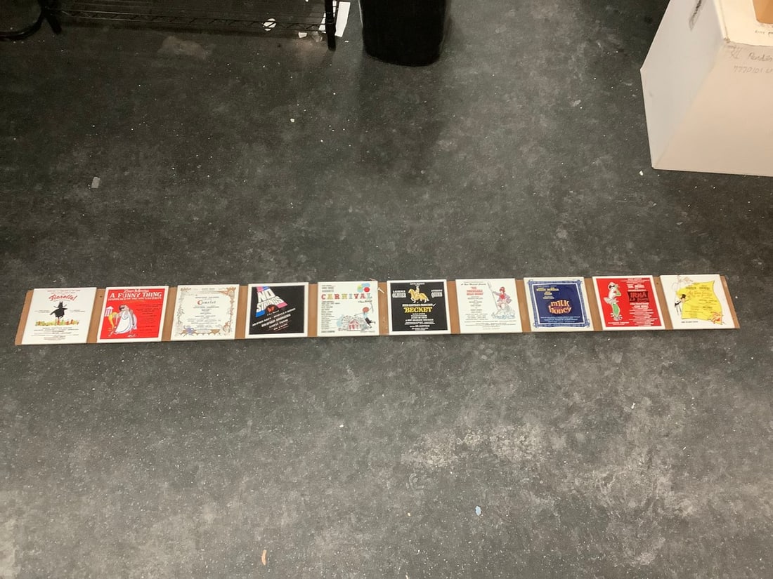 Tiles of Various New York Broadway Shows (6.25inx70.5in) (1 of 1)