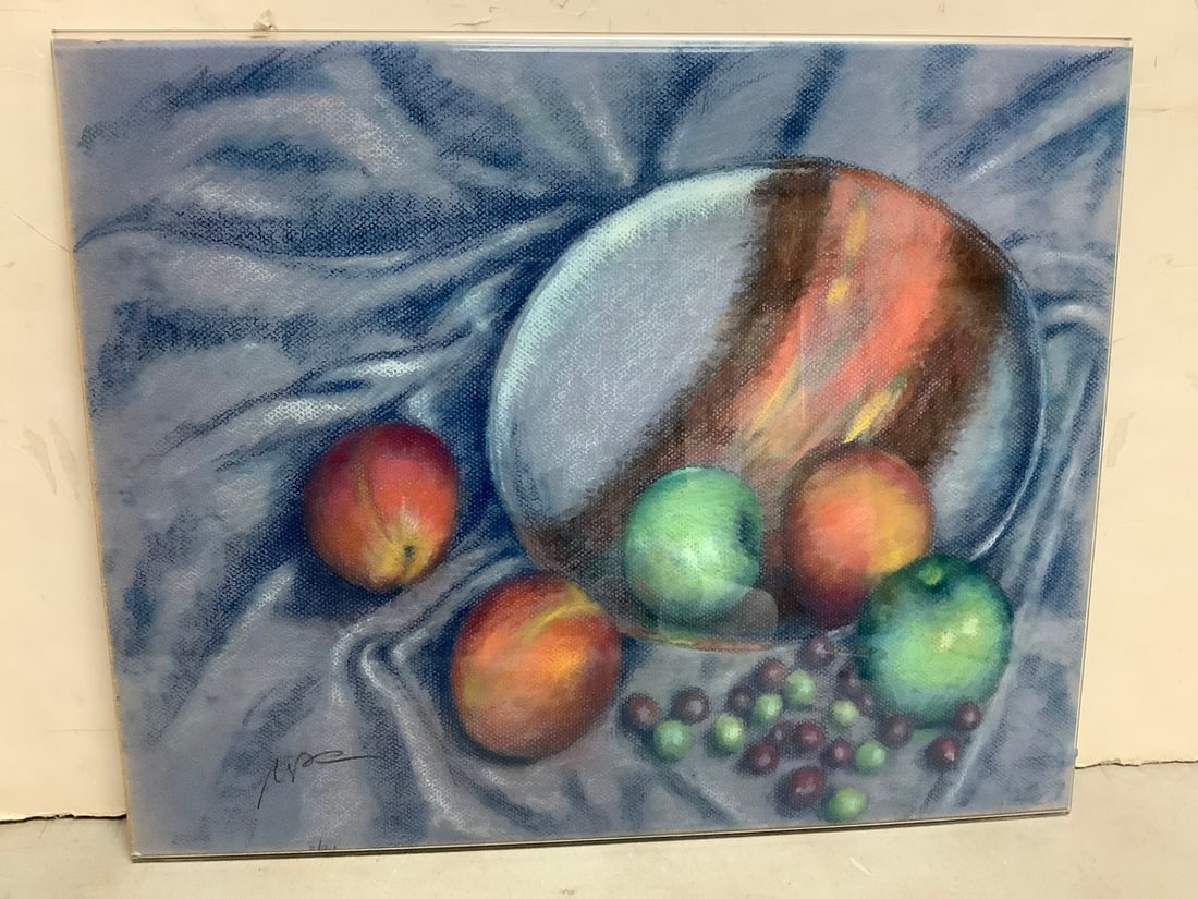 Framed Fruit Artwork Signed Mac (16inx20in) (1 of 1)