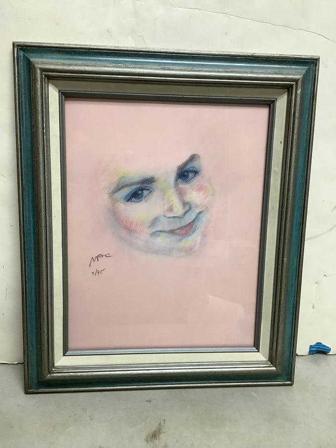 Framed Portrait Artwork Signed Mac (18.5inx15.25in) (1 of 1)