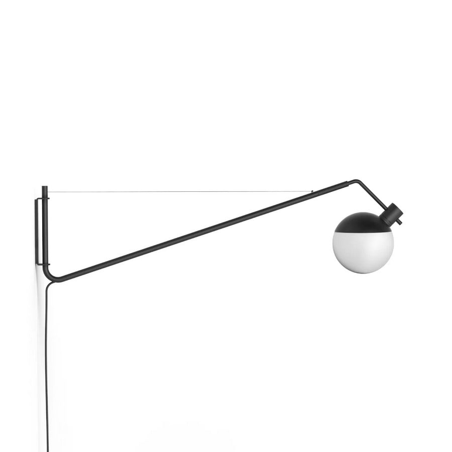 Arigato by GRUPA Wall Lamp Fixture with manual - Black: Arigato by GRUPA Wall Lamp Fixture with manual - Black